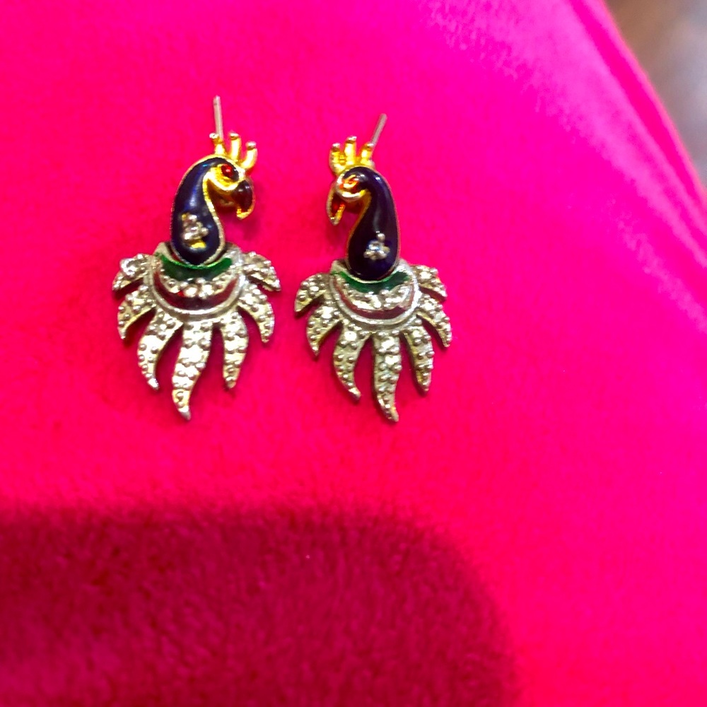Peacock 🦚 Design Earrings